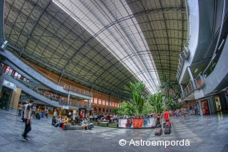 Atocha en HDR i ull de peix