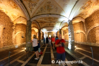 Capella dels ossos en HDR i ull de peix