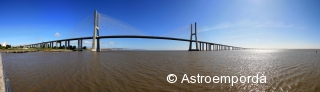 Panoràmica del Pont Vasco da Gama