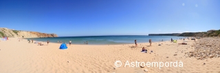 Panoràmica de la platja de Sagres