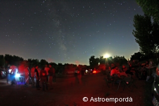Astromartos 2011: observació, via làctea i la lluna