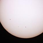 ISS per davant del sol