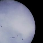 Trànsit de la ISS per davant del sol
