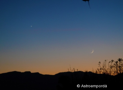 Conjunció Venus - Lluna Per la 8a trobada d'Agrupacions