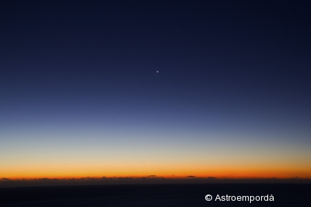 Conjunció Mercuri, Venus i Saturn