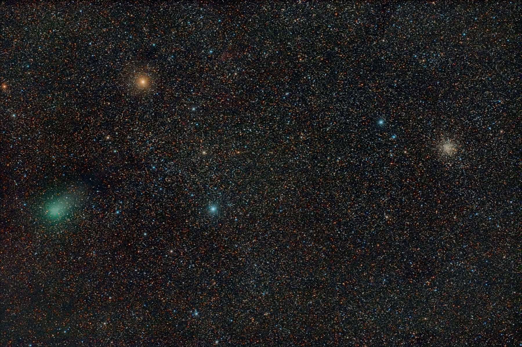 Cometa C/2009 P1 Garradd amb el cúmul M71