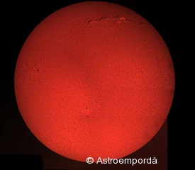 Mosaic del sol en H-alpha