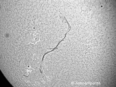 Filament solar al detall