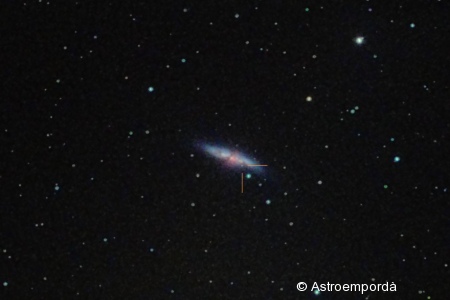 Supernova SN 2014J a M82.