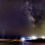 Via làctea sobre Castell