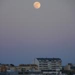 Lluna plena sobre Palamós