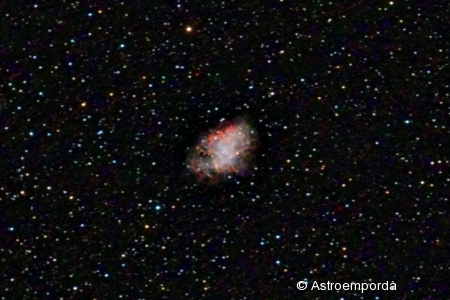Nebulosa del cranc M1 - retall a 1:1 Nebulosa del cranc M1 - retall a 1:1