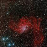 IC 405 Flaming star nebula