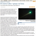 El cometa Lulin s'apropa a la terra