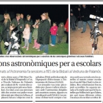 Observacions astronòmiques per a escolars