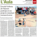 L'Escola Vedruna de Palamós participa en un projecte estatal per mesurar la mida de la terra.