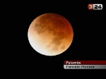 Foto de l\'eclipsi de lluna a El temps a TV3