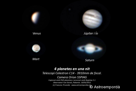 4 planetes en una nit
