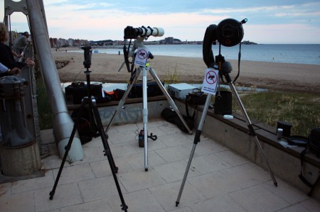 Telescopis a punt per l'eclipsi