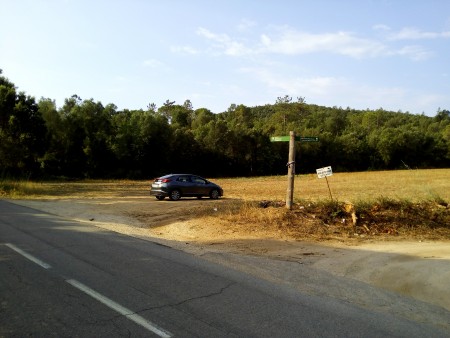 C660 entre La Bisbal d'Empordà i Calonge. Una bona esplanada per a fer observació i fotografia.