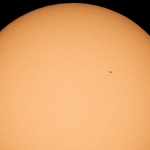 Trànsit ISS per davant del sol