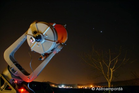 Venus i Júpiter a punt pel telescopi