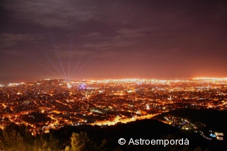 Barcelona des de l'Observatori Fabra