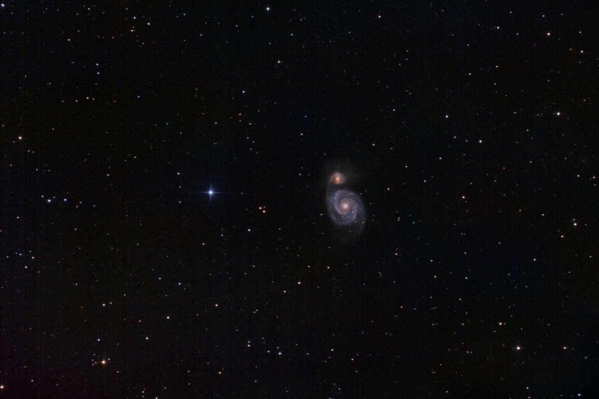 M 51 Whirlpool galaxy