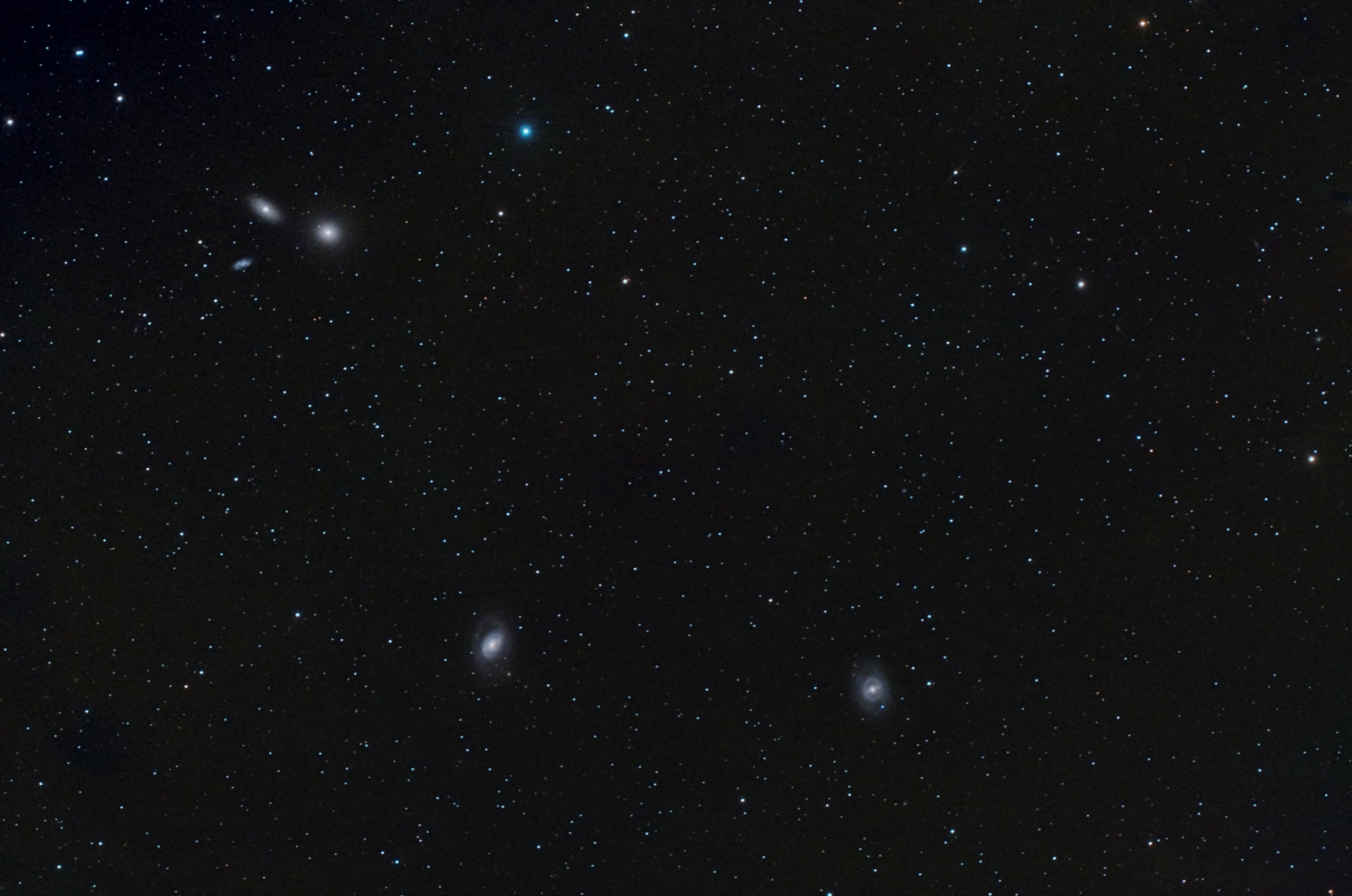 Supernova SN2012AW a M95, amb M96, M105 i NGC 3371 i 3389