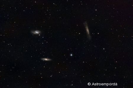 Triplet de Leo: M65, M66 i NGC 3628