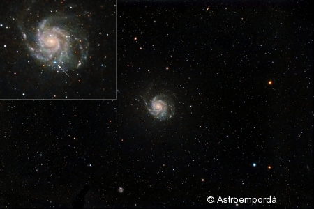 Supernova a M101