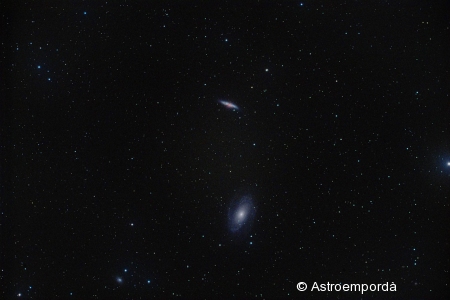 Galàxies M81 i M82 amb supernova 2014J
