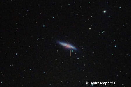 Supernova SN 2014J a M82.