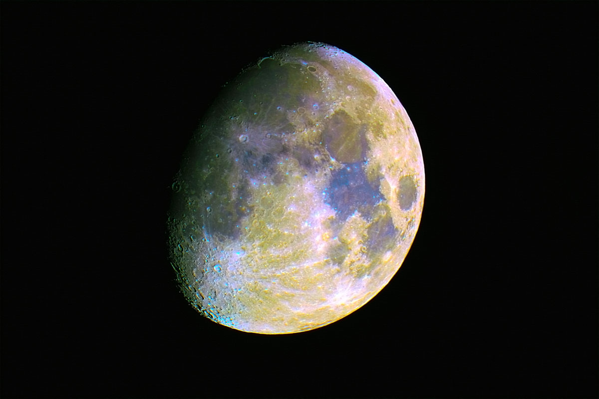 La lluna a color