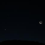Conjunció Saturn - Venus - la Lluna