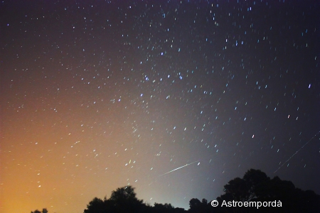 Dues perseides i un Iridium