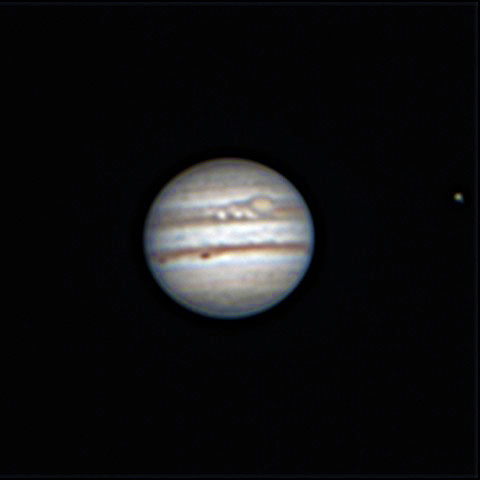 Júpiter i la taca roja